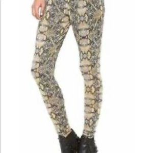 EVLEO snake lounge pants size small